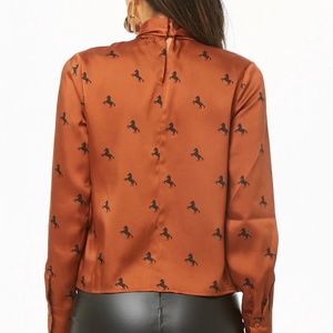 forever 21 horse blouse